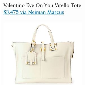 Valentino Garavani Eye on You Vitello leather bag